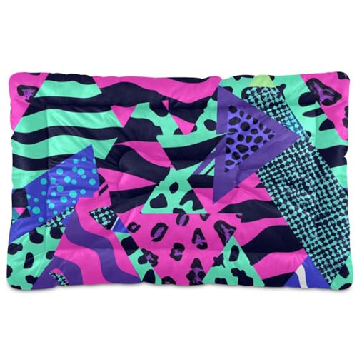 Amooorous Haustier-Schlafmatte, Leopardenmuster, waschbar, weich, bequem, rutschfeste Unterseite, für mittelgroße und große Hunde, 91,4 x 61 cm Amooorous Haustier-Schlafmatte, Leopardenmuster, waschbar, weich, bequem, rutschfeste Unterseite, für mittelgroße und große Hunde, 91,4 x 61 cm von Amooorous