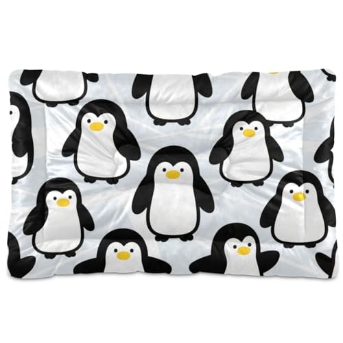Amooorous Haustiermatratze mit niedlichem Pinguin, waschbar, rutschfest, weich, bequem, für mittelgroße und große Hunde, 91,4 x 61 cm Amooorous Haustiermatratze mit niedlichem Pinguin, waschbar, rutschfest, weich, bequem, für mittelgroße und große Hunde, 91,4 x 61 cm von Amooorous