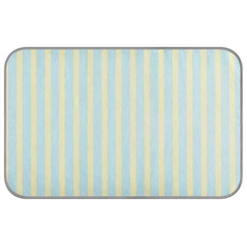 Amooorous Kühlbett für Haustiere, senkrechte Streifen, selbstkühlendes Katzenbett für Katzen im Innenbereich, tragbar, Esterilla-Refrescante para Perros, Größe M, Blau und Gelb Amooorous Kühlbett für Haustiere, senkrechte Streifen, selbstkühlendes Katzenbett für Katzen im Innenbereich, tragbar, Esterilla-Refrescante para Perros, Größe M, Blau und Gelb von Amooorous