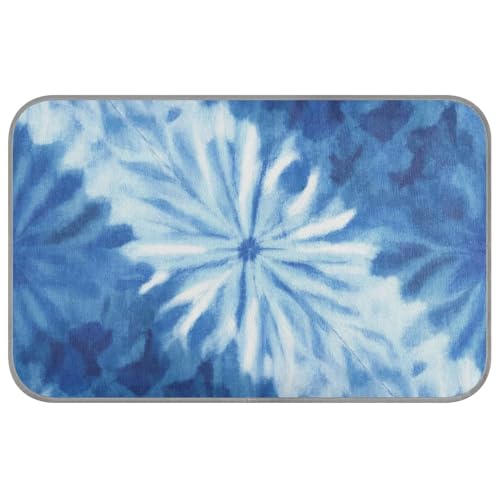 Amooorous Kühlbett für den Sommer, mit Farbverlauf, selbstkühlendes Eiskissen für Welpen, Outdoor-Haustier, einzigartig, Manta Fria para Perros, Größe M, Blau von Amooorous