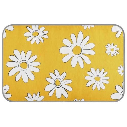 Amooorous Kühlmatte für Hunde, selbstkühlende Matten für Hunde, für Kaninchen, Reisen, weich, Cama Fria para perro, M, Gelb von Amooorous