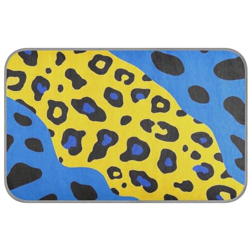 Amooorous Kühlmatte für Hunde, selbstkühlendes Kissen für Hunde, Leopardenmuster, abnehmbar, Manta Fria para Perros, M, Gelb / Blau Amooorous Kühlmatte für Hunde, selbstkühlendes Kissen für Hunde, Leopardenmuster, abnehmbar, Manta Fria para Perros, M, Gelb / Blau von Amooorous