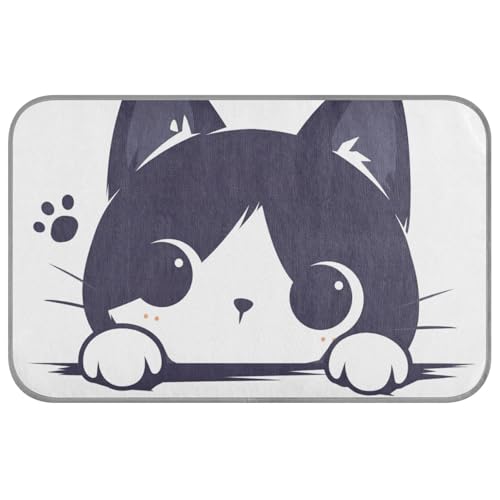 Amooorous Kühlmatte für Katzen, für den Sommer, für den Außenbereich, selbstkühlende Pads für Hunde, faltbar, Größe M, Weiß / Schwarz Amooorous Kühlmatte für Katzen, für den Sommer, für den Außenbereich, selbstkühlende Pads für Hunde, faltbar, Größe M, Weiß / Schwarz von Amooorous