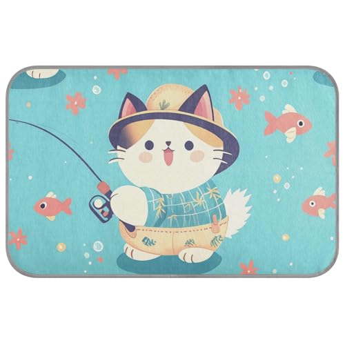 Amooorous Kühlmatte für Katzen und Fische, selbstkühlende Katzenbetten für den Außenbereich, zum Schlafen der Katze, tragbares Klebeband, Frio para Perros M Amooorous Kühlmatte für Katzen und Fische, selbstkühlende Katzenbetten für den Außenbereich, zum Schlafen der Katze, tragbares Klebeband, Frio para Perros M von Amooorous