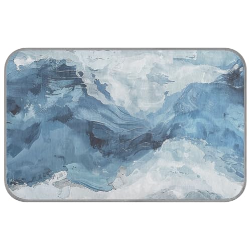 Amooorous Kühlmatte für den Sommer, abstrakte Kunst, selbstkühlendes Bett für Katzen, Outdoor, für Katzen, Outdoor, Katze, schnurlose Cama-Auffrischung, Para, Perros, M, Blau und Grau Amooorous Kühlmatte für den Sommer, abstrakte Kunst, selbstkühlendes Bett für Katzen, Outdoor, für Katzen, Outdoor, Katze, schnurlose Cama-Auffrischung, Para, Perros, M, Blau und Grau von Amooorous