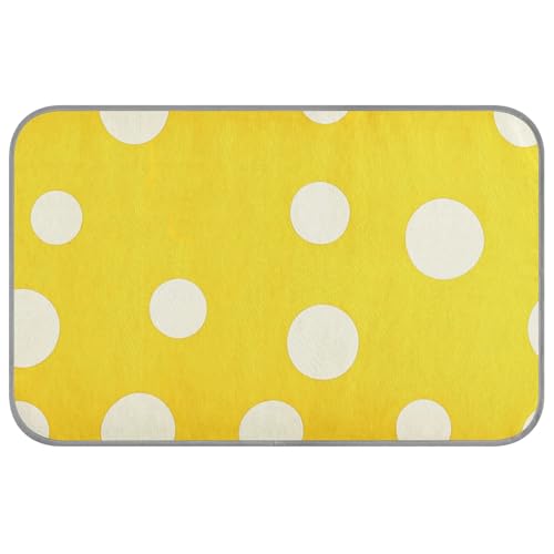Amooorous Kühlmatte für den Sommer, modern, weiß, rund, gepunktet, gelb, selbstkühlend, Katzenbetten für draußen, gemütliches Schlafzubehör, Manta, Fria, Para, Perros, M Amooorous Kühlmatte für den Sommer, modern, weiß, rund, gepunktet, gelb, selbstkühlend, Katzenbetten für draußen, gemütliches Schlafzubehör, Manta, Fria, Para, Perros, M von Amooorous