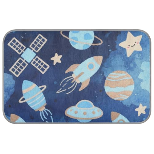 Amooorous Lovely Blue Rockets Planet Summer kühlendes Katzenbett für den Sommer, selbstkühlende Katzendecke für Kätzchen, draußen, faltbar, Manta, Refrescante para perro, M Amooorous Lovely Blue Rockets Planet Summer kühlendes Katzenbett für den Sommer, selbstkühlende Katzendecke für Kätzchen, draußen, faltbar, Manta, Refrescante para perro, M von Amooorous