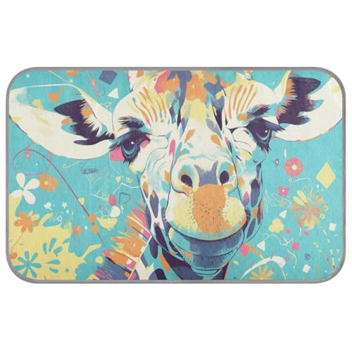Amooorous Niedliche Cartoon-Pop-Art-Giraffen-Sommer-Gel-Kühlmatte für Hunde, selbstkühlendes Hundebett für Hunde, zum Schlafen, niedlich, Esterilla-Refrescante para perros, M Amooorous Niedliche Cartoon-Pop-Art-Giraffen-Sommer-Gel-Kühlmatte für Hunde, selbstkühlendes Hundebett für Hunde, zum Schlafen, niedlich, Esterilla-Refrescante para perros, M von Amooorous