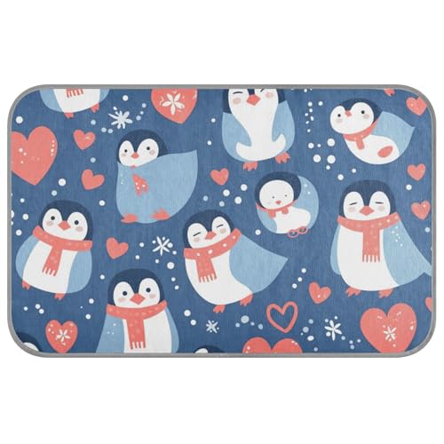 Amooorous Pinguin-Winter-Stil, Valentinstag, Sommer, Sommer, Kühlmatte, selbstkühlende Matte für Outdoor-Katzen, Welpen, Outdoor-Haustier, Manta, Refrescante para perro, M Amooorous Pinguin-Winter-Stil, Valentinstag, Sommer, Sommer, Kühlmatte, selbstkühlende Matte für Outdoor-Katzen, Welpen, Outdoor-Haustier, Manta, Refrescante para perro, M von Amooorous