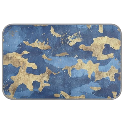 Amooorous Sommer-Kühlmatte mit goldblauem Muster, selbstkühlende Gel-Katzenbetten für draußen, für Kaninchen, Katzen, Innenbereich, wasserdicht, Cama Refrescante para Perros M Amooorous Sommer-Kühlmatte mit goldblauem Muster, selbstkühlende Gel-Katzenbetten für draußen, für Kaninchen, Katzen, Innenbereich, wasserdicht, Cama Refrescante para Perros M von Amooorous