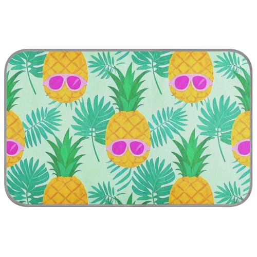 Amooorous Sommer-Sonnenbrille, Ananas-Palmblatt-Grün, kühlende Sommerprodukte, selbstkühlende Betten für Katzen für Hühner, Reisen, wasserdicht, Tapete, erfrischend, Größe M Amooorous Sommer-Sonnenbrille, Ananas-Palmblatt-Grün, kühlende Sommerprodukte, selbstkühlende Betten für Katzen für Hühner, Reisen, wasserdicht, Tapete, erfrischend, Größe M von Amooorous