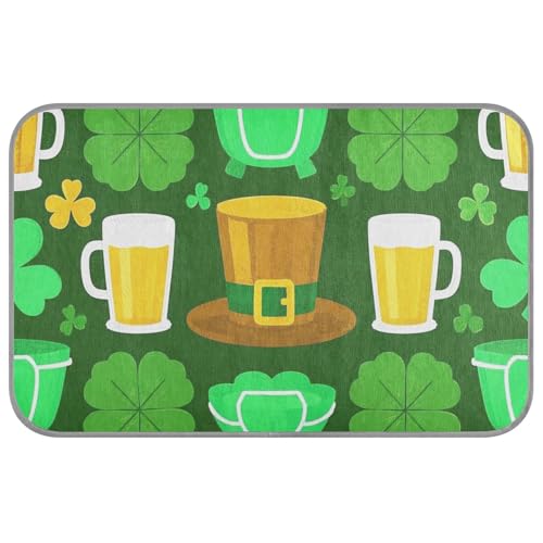 Amooorous St. Patrick's Beer Clover Kühlmatte für Hunde, selbstkühlende Betten für Katzen für Kaninchen, Außenkatze, nicht elektrisch, Esterilla-Refrescante para Perros M, Grün Amooorous St. Patrick's Beer Clover Kühlmatte für Hunde, selbstkühlende Betten für Katzen für Kaninchen, Außenkatze, nicht elektrisch, Esterilla-Refrescante para Perros M, Grün von Amooorous