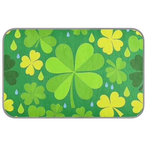Amooorous St. Patrick's Clover Kühlende Sommerdecke, selbstkühlendes Kissen für Katzen, für den Innenbereich, Cama Refrescante para Perros M, Grün Amooorous St. Patrick's Clover Kühlende Sommerdecke, selbstkühlendes Kissen für Katzen, für den Innenbereich, Cama Refrescante para Perros M, Grün von Amooorous