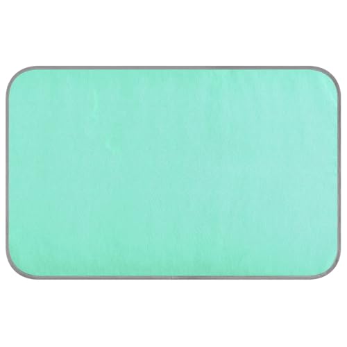 Aqua Marine einfarbige, einfarbige Sommer-Kühlmatte für draußen, selbstkühlende Katzendecken für Innen, Katzen für Hunde, Outdoor, abnehmbares Klebeband, Refrescante para mascotas M Aqua Marine einfarbige, einfarbige Sommer-Kühlmatte für draußen, selbstkühlende Katzendecken für Innen, Katzen für Hunde, Outdoor, abnehmbares Klebeband, Refrescante para mascotas M von Amooorous
