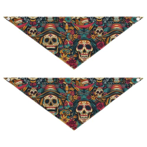 Cinco De Mayo Hundehalstücher für Karneval, Tag der Toten, einzigartige Form, verstellbare Passform, Haustierschal für Jungen und Mädchen, niedliches Haustier-Urlaubsset für Hunde und Katzen Cinco De Mayo Hundehalstücher für Karneval, Tag der Toten, einzigartige Form, verstellbare Passform, Haustierschal für Jungen und Mädchen, niedliches Haustier-Urlaubsset für Hunde und Katzen von Amooorous