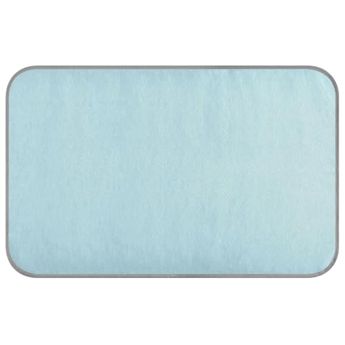 Frio para Perros M kühlende Hundehütte, einfarbig, einfarbig, kühlendes Kissen für Outdoor-Katzen, für Welpen, draußen, abnehmbares Klebeband, Hellblau von Amooorous