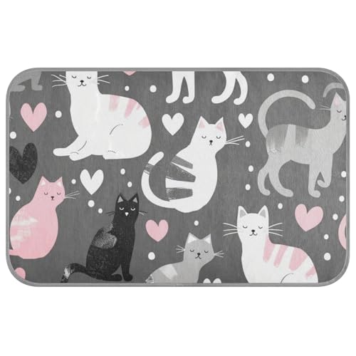 Gel-Kühlmatte für Hunde, niedlich, grau-weiß, pfirsichfarben, für den Sommer, selbstkühlende Betten für draußen, Kaninchen, Outdoor-Katzen, wasserdicht, Tapete, Refrescante para mascotas M Gel-Kühlmatte für Hunde, niedlich, grau-weiß, pfirsichfarben, für den Sommer, selbstkühlende Betten für draußen, Kaninchen, Outdoor-Katzen, wasserdicht, Tapete, Refrescante para mascotas M von Amooorous