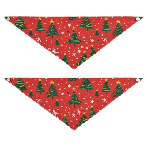 Hundehalstuch, Weihnachtsbäume auf rotem Hintergrund, Druckknopf, Uni, für Welpen, Katzen, Haustier, niedliches Haustierzubehör für Hunde und Katzen Hundehalstuch, Weihnachtsbäume auf rotem Hintergrund, Druckknopf, Uni, für Welpen, Katzen, Haustier, niedliches Haustierzubehör für Hunde und Katzen von Amooorous
