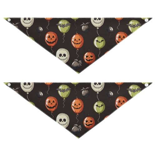 Hundehalstuch, niedlich, gelb, Halloween-Ballons, groß, verstellbar, Dreieck-Lätzchen, Halstuch, niedliches Haustier-Urlaubsset für Hunde und Katzen Hundehalstuch, niedlich, gelb, Halloween-Ballons, groß, verstellbar, Dreieck-Lätzchen, Halstuch, niedliches Haustier-Urlaubsset für Hunde und Katzen von Amooorous