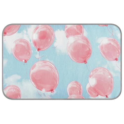 Kühlende Haustiermatte mit Blush Balloons im hellblauen Himmel, selbstkühlend, für den Außenbereich, Katzenbett für Kätzchen, Indoor-Katzen, sicher, Manta Fria para Perros M Kühlende Haustiermatte mit Blush Balloons im hellblauen Himmel, selbstkühlend, für den Außenbereich, Katzenbett für Kätzchen, Indoor-Katzen, sicher, Manta Fria para Perros M von Amooorous