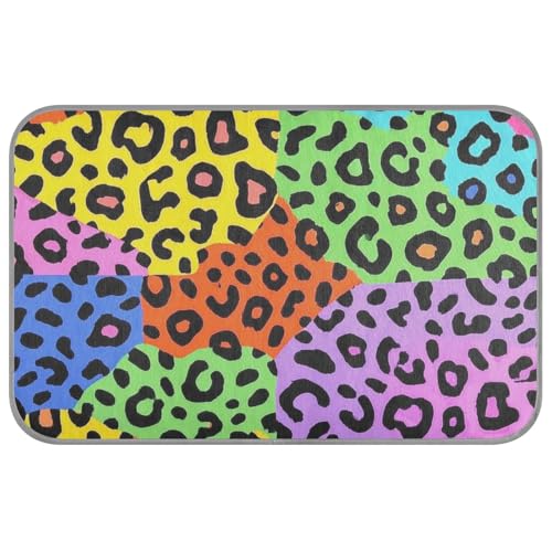 Kühlendes Sommer-Katzenbett mit Leopardenmuster, selbstkühlendes Katzenbett für den Sommer, für den Innenbereich, niedliches Klebeband, Größe M Kühlendes Sommer-Katzenbett mit Leopardenmuster, selbstkühlendes Katzenbett für den Sommer, für den Innenbereich, niedliches Klebeband, Größe M von Amooorous