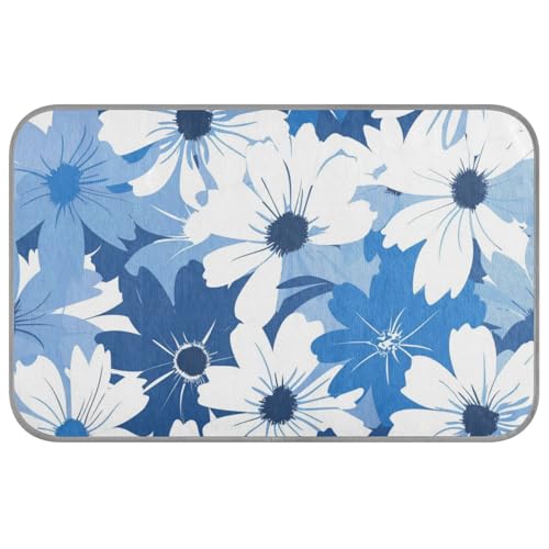 Kühlendes Sommerbett, selbstkühlendes Katzenbett, für Hamster, drinnen, kabellos, Mantas frías para Perros, M, Blau und Blumen und Weiß Kühlendes Sommerbett, selbstkühlendes Katzenbett, für Hamster, drinnen, kabellos, Mantas frías para Perros, M, Blau und Blumen und Weiß von Amooorous
