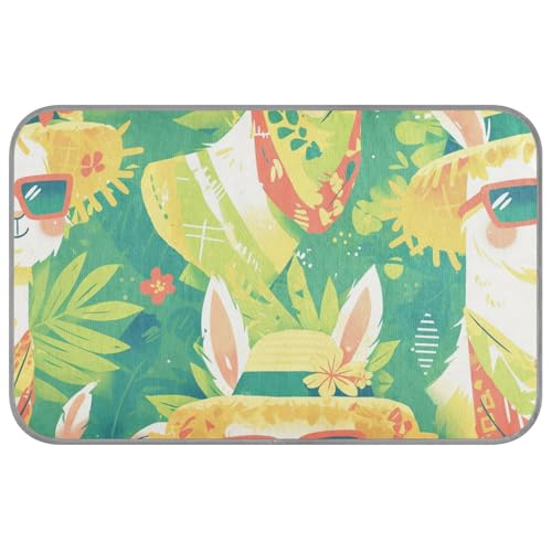 Kühlendes Sommerbett für den Sommer, Alpaka-Grün, selbstkühlendes Katzenbett, Outdoor, für Kätzchen, Hunde, draußen, einzigartige Esterilla-Refrescante para Perros M von Amooorous