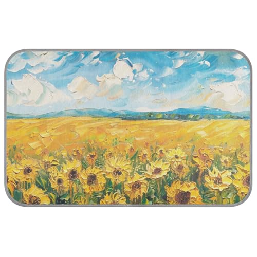 Kühlkissen für den Sommer, Sonnenblumenfeld, selbstkühlend, für den Innenbereich, für Welpen, Reisen, Katzenutensilien, Cama Refrescante para Perros M Kühlkissen für den Sommer, Sonnenblumenfeld, selbstkühlend, für den Innenbereich, für Welpen, Reisen, Katzenutensilien, Cama Refrescante para Perros M von Amooorous