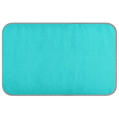 Kühlmatte, einfarbig, einfarbig, für Sommer, selbstkühlend, Katzenbetten für drinnen und draußen, rutschfest, Dunkeltürkis, Größe M Kühlmatte, einfarbig, einfarbig, für Sommer, selbstkühlend, Katzenbetten für drinnen und draußen, rutschfest, Dunkeltürkis, Größe M von Amooorous
