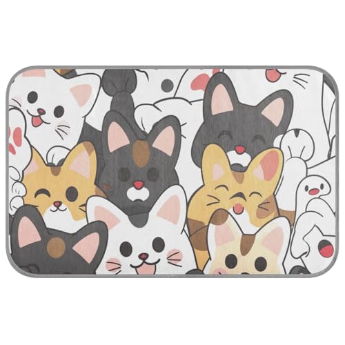 Niedliches Cartoon-Kätzchen, kühlendes Haustierbett, selbstkühlende Betten für Indoor-Katzen, für Kaninchen, Outdoor-Katzen, wasserdicht, Camas Frias Para, Perros, M Niedliches Cartoon-Kätzchen, kühlendes Haustierbett, selbstkühlende Betten für Indoor-Katzen, für Kaninchen, Outdoor-Katzen, wasserdicht, Camas Frias Para, Perros, M von Amooorous