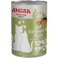 Amora Cat Fleisch Pur 6x400g Huhn Amora Cat Fleisch Pur 6x400g Huhn von Amora
