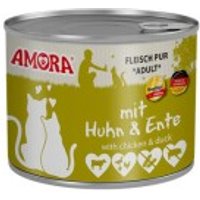 Amora Cat Pur 6x200g Huhn und Ente Amora Cat Pur 6x200g Huhn und Ente von Amora
