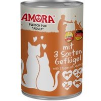 Amora Cat Pur 6x400g Pute und Kaninchen Amora Cat Pur 6x400g Pute und Kaninchen von Amora