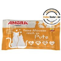 Amora Cat feine Mousse 10x4x100g Magere Pute Amora Cat feine Mousse 10x4x100g Magere Pute von Amora
