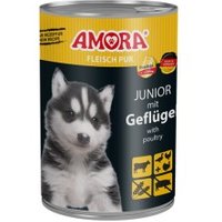 Amora Dog Fleisch Pur Junior 6x400g Geflügel Amora Dog Fleisch Pur Junior 6x400g Geflügel von Amora