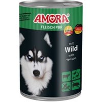 Amora Dog Pur 6x400g Edles Wild Amora Dog Pur 6x400g Edles Wild von Amora