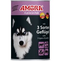 Amora Dog Pur 6x400g Geflügelauswahl Amora Dog Pur 6x400g Geflügelauswahl von Amora