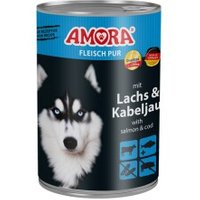 Amora Dog Pur 6x400g Kabeljau und Seelachs Amora Dog Pur 6x400g Kabeljau und Seelachs von Amora