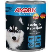 Amora Dog Pur 6x800g Kabeljau und Seelachs Amora Dog Pur 6x800g Kabeljau und Seelachs von Amora