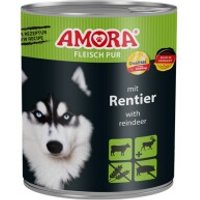 Amora Dog Pur 6x800g Rentier Amora Dog Pur 6x800g Rentier von Amora
