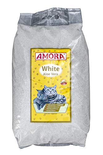 Amora Katzenstreu White Compact Aloe Vera 8Liter von Amora