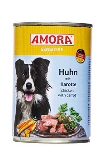 Amora Sensitive Huhn mit Karotte 12 x 800g Hundefutter von Amora