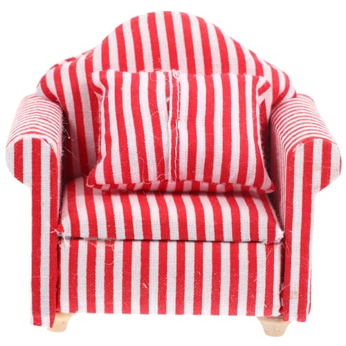 Amosfun 1 Satz Hamster Sofa Spielzeug Hamsterbrücke Hamsterspielzeug Für Den Haushalt Mini-haussofa Hamstersofa Hamster Ruhe Mini-Sofa-Modell Kleines Sofa Kleine Chinchillas Ob11 Baumwolle von Amosfun