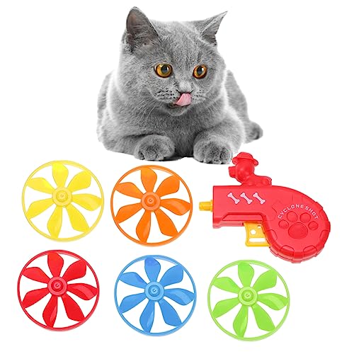 Amosfun 1 Satz Lustiges Spielzeug Zum Necken Von Hunden Scheibenübungsspielzeug Für Haustiere Katze Verfolgt Spielzeug Wurfspielzeug Für Haustiere Spielzeugpistole Junge Flugblatt Kind Amosfun 1 Satz Lustiges Spielzeug Zum Necken Von Hunden Scheibenübungsspielzeug Für Haustiere Katze Verfolgt Spielzeug Wurfspielzeug Für Haustiere Spielzeugpistole Junge Flugblatt Kind von Amosfun