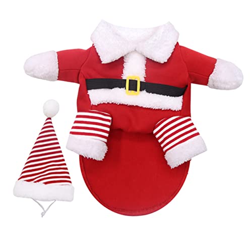 Amosfun 1 Satz Verwandlungskostü Für Haustiere Weihnachtshundekostü Urlaubskatzen-Overall Weihnachtshundebekleidung Haustier-weihnachtsmann-Anzug Polyester Einbiegen in Weihnachtskatze Amosfun 1 Satz Verwandlungskostü Für Haustiere Weihnachtshundekostü Urlaubskatzen-Overall Weihnachtshundebekleidung Haustier-weihnachtsmann-Anzug Polyester Einbiegen in Weihnachtskatze von Amosfun