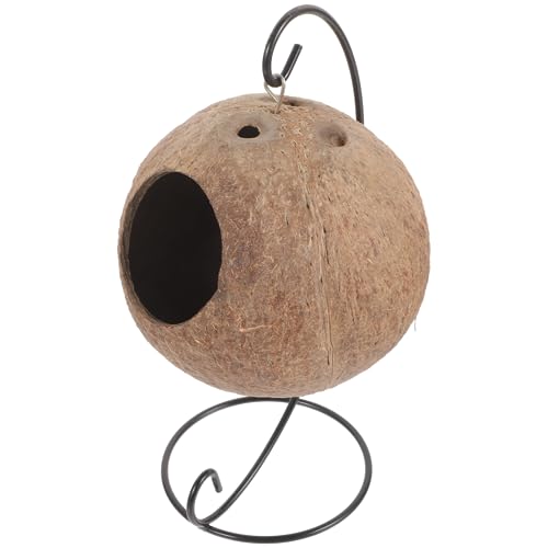 Amosfun 1satz Coconut Bird Nest Für Käfige Wärmendes Brutnest Aus Kokosnuss Mit Rack Für Papageien Wellensittiche Und Andere Kleine Vögel Natürliche Vogelunterkunft Für Gemütliches Amosfun 1satz Coconut Bird Nest Für Käfige Wärmendes Brutnest Aus Kokosnuss Mit Rack Für Papageien Wellensittiche Und Andere Kleine Vögel Natürliche Vogelunterkunft Für Gemütliches von Amosfun