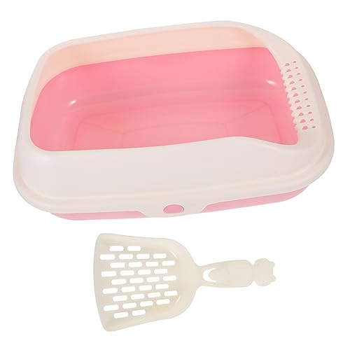 Amosfun 1 Set-Box Katzentoilette Chinchilla-Zug-töpfchen Trainingstoilette Für Katzen Kätzchen Saubere Toilette Kätzchentoilette Tragbares Kaninchentöpfchen Reisen Klein Hündchen Plastik von Amosfun