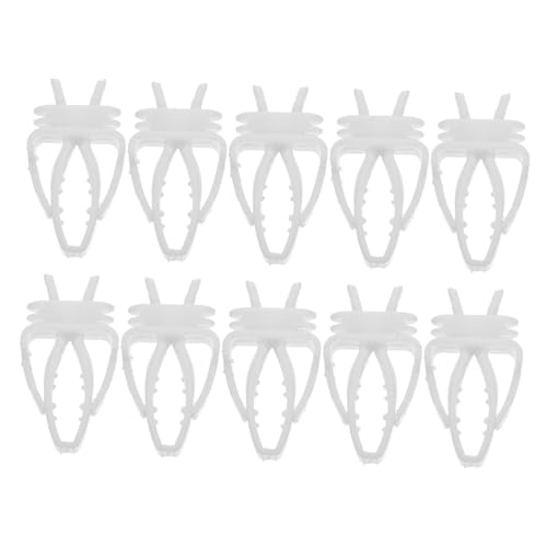 Amosfun 10st Vogelgemüsezange Werkzeug Zum Füttern Von Haustiervögeln Futterclips Für Papageien Kleintierfutterclips Vogelfütterungsclip Vogelfutterhalter Plastik Papageienkäfig Obst Weiß von Amosfun