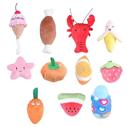 Amosfun 11St Quietschende Spielzeuge für Haustiere Kauspielzeug für Hunde interaktives hundespielzeug Interactive Dog Toys gefüllter Hündchenplüsch Flauschige Kuscheltiere der Hund Amosfun 11St Quietschende Spielzeuge für Haustiere Kauspielzeug für Hunde interaktives hundespielzeug Interactive Dog Toys gefüllter Hündchenplüsch Flauschige Kuscheltiere der Hund von Amosfun