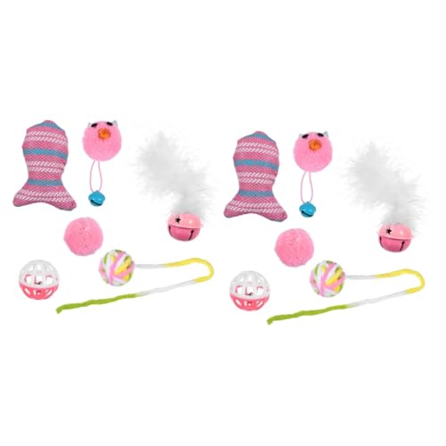 Amosfun 12 STK Katzenspielzeug Spielzeug für Katzen Katzenbeißspielzeug Plüschtier Spielzeuge klingelspielzeug für Haustiere interaktives Haustierspielzeug Weihnachten einstellen Stoff Amosfun 12 STK Katzenspielzeug Spielzeug für Katzen Katzenbeißspielzeug Plüschtier Spielzeuge klingelspielzeug für Haustiere interaktives Haustierspielzeug Weihnachten einstellen Stoff von Amosfun